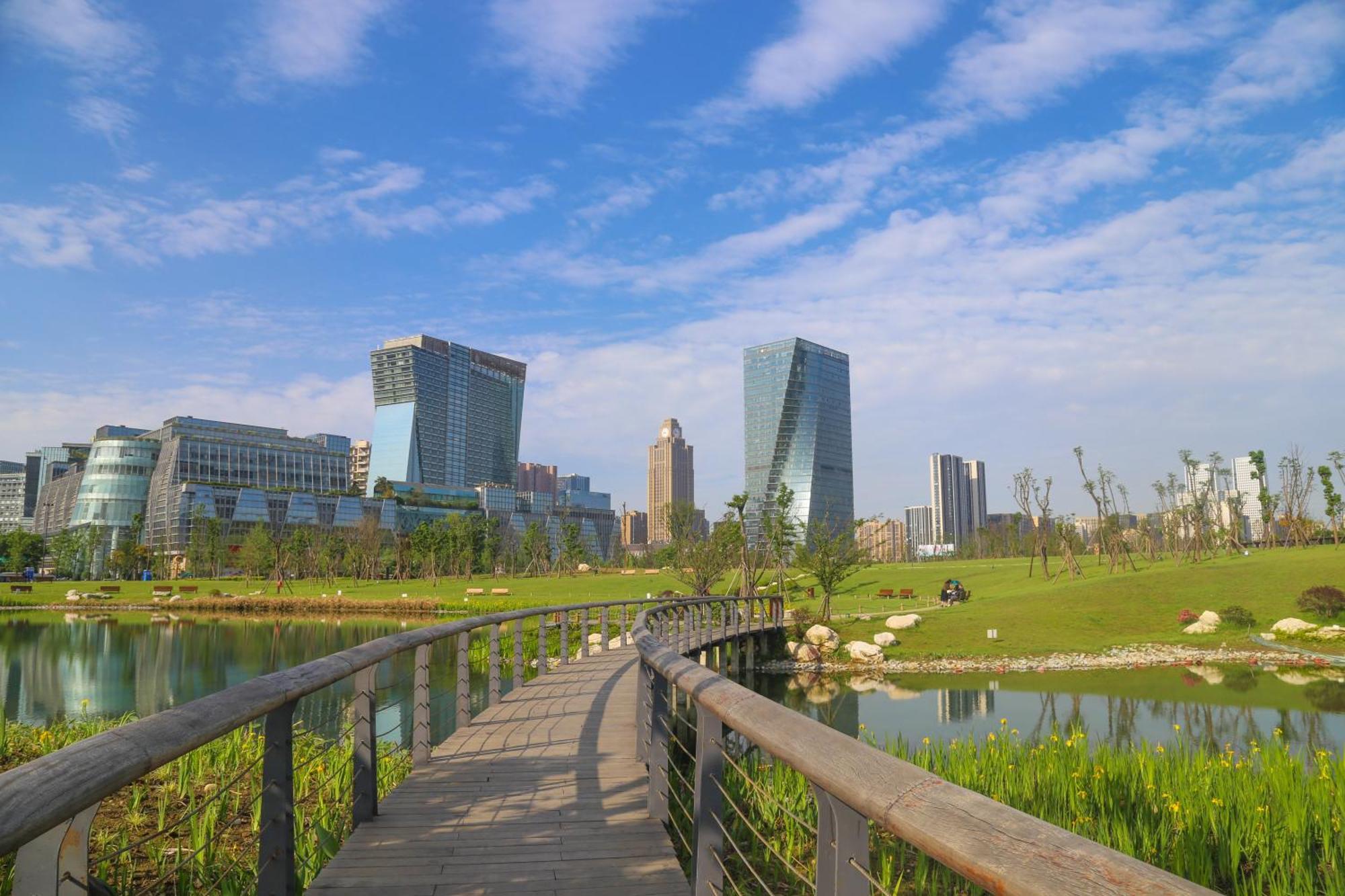 Holiday Inn Chengdu Century City-Westtower Buitenkant foto